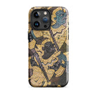 Action Men - Thai Temple Art Iphone Case, Ornate Phone Case Thai Art