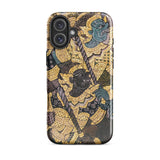 Action Men - Thai Temple Art Phone Case Phone Case Thai Art Ancient Artistry, Spellbinding Ramayana Battle, Temple