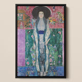 Adele Bloch-bauer - Gustav Klimt Portrait Art Print / Canvas, 12x18’’ / 31x46cm / Black Frame, Posters Prints & Visual Artwork, Toby Leon