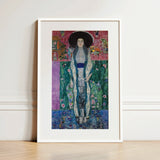 Adele Bloch-bauer - Gustav Klimt Portrait Art Print / Canvas, 12x18’’ / 31x46cm / White Frame / Matboard, Posters Prints & Visual Artwork,