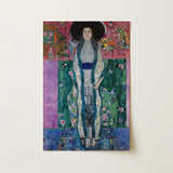 Adele Bloch-bauer - Gustav Klimt Portrait Art Print / Canvas, 12x18’’ / 31x46cm / Unframed / no Border, Posters Prints & Visual Artwork,