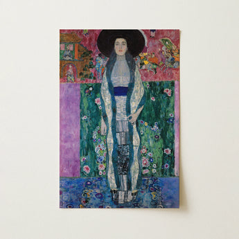 Adele Bloch-bauer - Gustav Klimt Portrait Art Print / Canvas, 12x18’’ / 31x46cm / Unframed / no Border, Posters Prints & Visual Artwork,