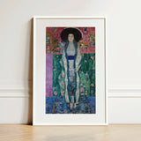 Adele Bloch-bauer - Gustav Klimt Portrait Art Print / Canvas Framed Woman Ornate Patterned Gown Wide-brimmed Klimt’s, Prints