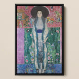 Adele Bloch-bauer - Gustav Klimt Portrait Art Print / Canvas Framed Woman Ornate Wide-brimmed Hat Layered Klimt’s, Prints