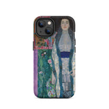 Adele Bloch-bauer - Gustav Klimt Portrait Phone Case Iphone 14 / Matte Iphone Case Painting Woman Gustav Klimt’s Portrait, Adele
