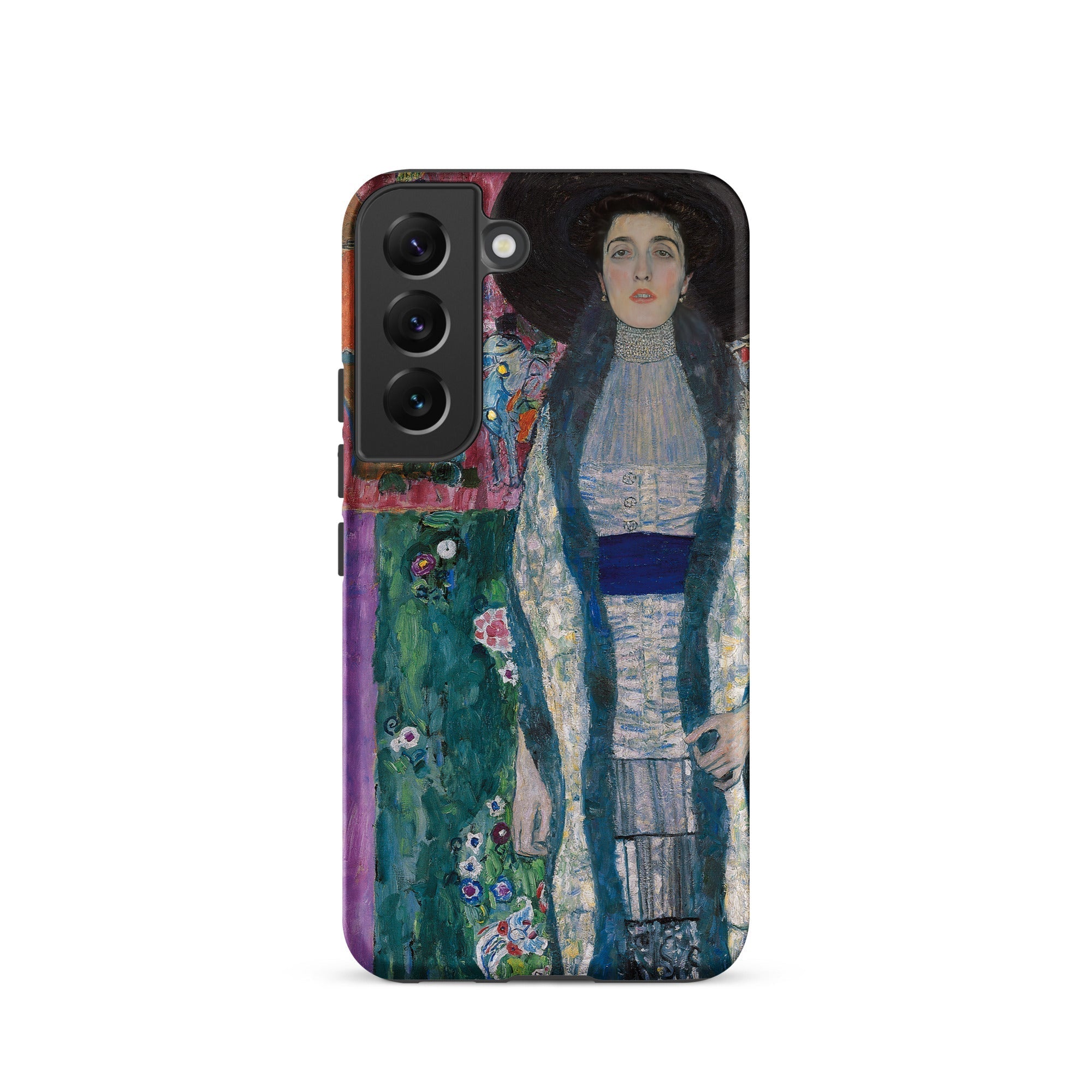 Adele Bloch Bauer Gustav Klimt Portrait Samsung Case, Galaxy S22 / Matte, Phone Case Stylized Portrait Woman Wide Brimmed Hat