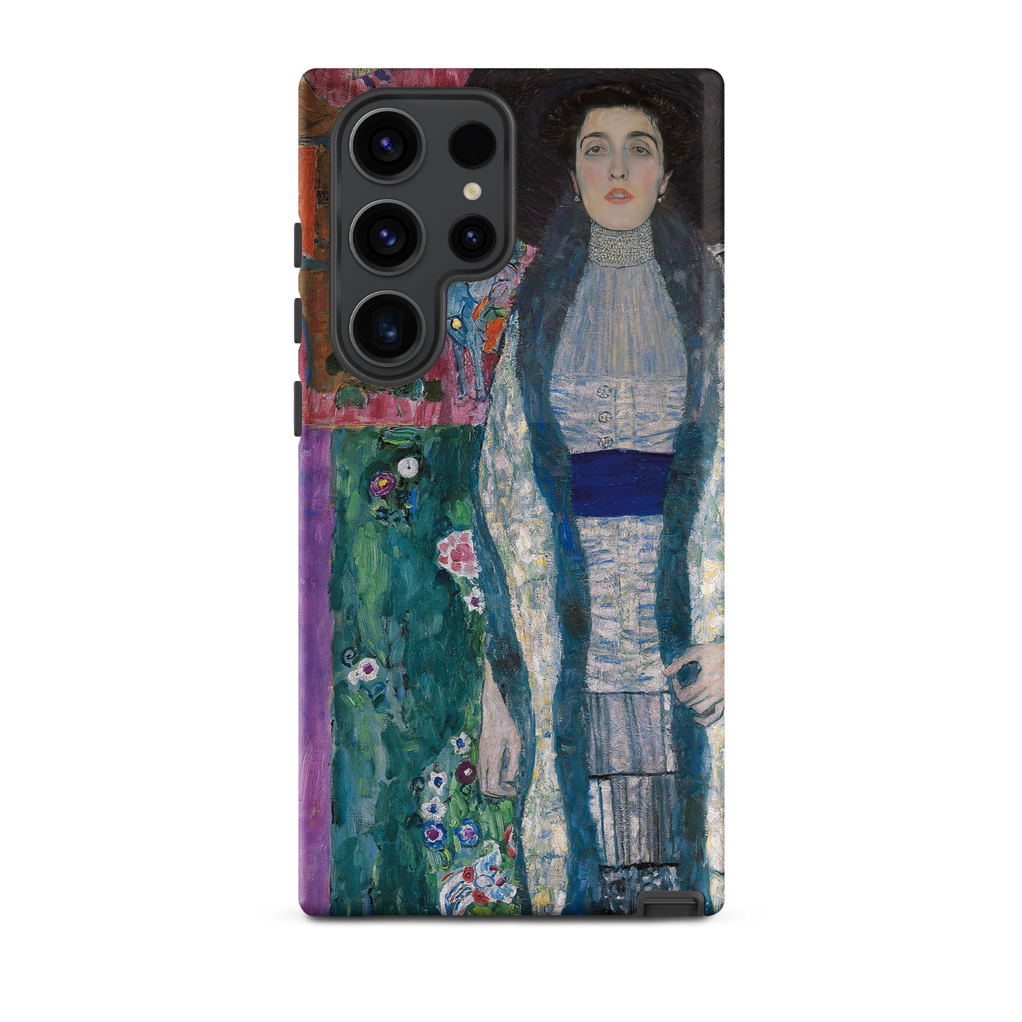 Adele Bloch Bauer Gustav Klimt Portrait Samsung Case, Galaxy S23 Ultra / Matte, Smartphone Case Portrait Painting Distinct Art Nouveau Style