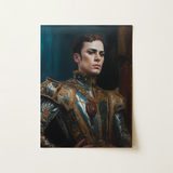 The Admiral - Baroque Gay Naval Portrait Art Print / Canvas, Posters Prints & Visual Artwork, Toby Leon