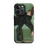 After the Ball - Ramon Casas y Carbo Phone Case Iphone 15 Pro Max / Matte Phone Case Painting Ramon Casas, Fevered Sigh, Her Limbs,
