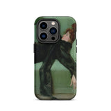 After the Ball - Ramon Casas y Carbo Phone Case Iphone 14 Pro / Matte Phone Case Painting Ramon Casas, Fevered Sigh, Her Limbs,