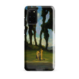 After the Bath - Charles Walter Stetson Phone Case Mobile Cases Black Phone Case Printed Reproduction Painting Two Sisters Walter Stetson