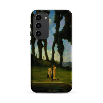 After the Bath - Charles Walter Stetson Phone Case Mobile Cases Black Phone Case Printed Reproduction Painting Garden Earthly Walter