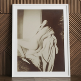 After the Bath - Edgar Degas Art Print / Canvas, 24x32’’ / 61x81cm / White Frame / Matboard, Posters Prints & Visual Artwork, Toby Leon