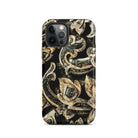 Against the Grain - Ancient Thai Woodwork Iphone Case, 12 Pro / Matte, Ornate Patterned Phone Case