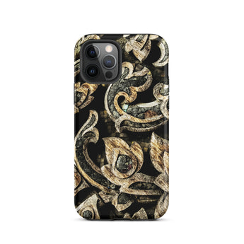 Against the Grain - Ancient Thai Woodwork Iphone Case 12 Pro / Matte Ornate Patterned Phone Case Ancient Thai Woodwork, Woodwork Art, Art