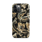 Against the Grain - Ancient Thai Woodwork Iphone Case, 12 Pro Max / Matte, Ornate Patterned Phone Case