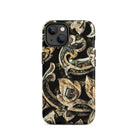 Against the Grain - Ancient Thai Woodwork Iphone Case, 14 / Matte, Ornate Patterned Phone Case