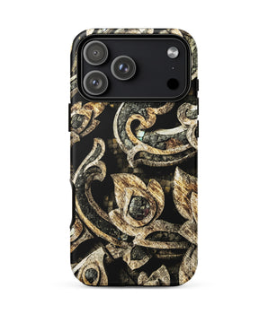 Iphone 17 Pro Max / Matte Against the Grain - Ancient Thai Woodwork Case, Art