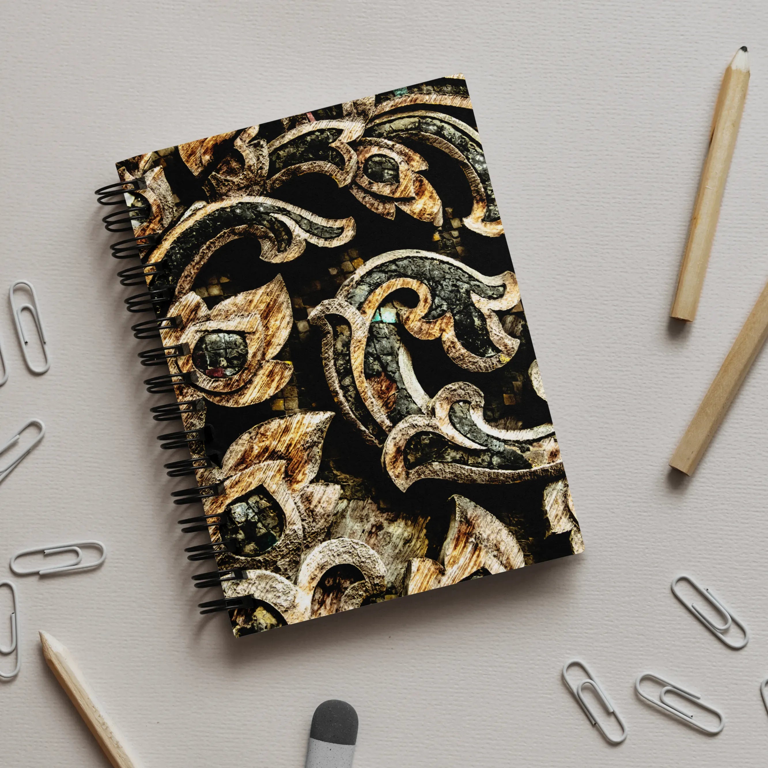 Against The Grain Notebook - Notebooks & Notepads - Aesthetic Art