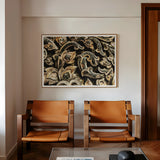 Against the Grain - Thai Woodwork Art Print / Canvas Ancient, Woodcarving, Weathered Surface Prints
