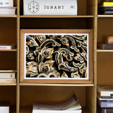 Against the Grain - Thai Woodwork Art Print / Canvas Ancient, Woodcarving, Weathered Surface Prints
