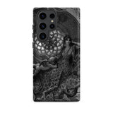 Alcina’s Beauty Overcomes All of Ruggiero’s Misgivings - Gustave Dore Phone Case Samsung Galaxy S23 Ultra / Matte Black White Illustrated
