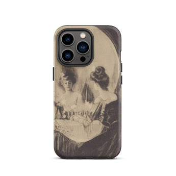 All is Vanity - Charles Allan Gilbert Iphone Case, 13 Pro / Matte, Iphone Case Skull Optical Illusion Two Women