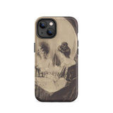 All is Vanity - Charles Allan Gilbert Iphone Case, 14 / Matte, Iphone Case Optical Illusion Artwork Two Women Skull