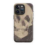 All is Vanity - Charles Allan Gilbert Iphone Case, 15 Pro Max / Matte, Phone Case Vintage-style Illustration Two Women Seated Table