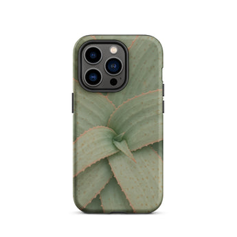 Custodia per iPhone con motivo Aloe, 14 Pro / Opaco, Custodie per telefoni cellulari, Toby Leon