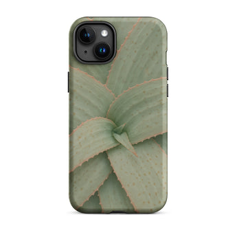 Custodia per iPhone con motivo Aloe, 15 Plus / Opaco, Custodie per telefoni cellulari, Toby Leon