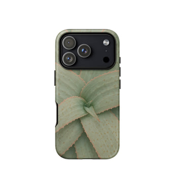 Custodia Iphone con Motivo Aloe, 17 Pro / Opaco, Custodie per Cellulari, Toby Leon