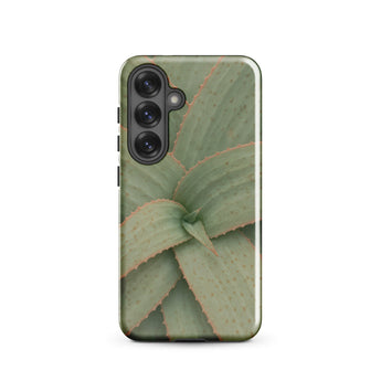 Aloe Pattern Phone Case, Samsung Galaxy S25 / Gloss, Mobile Cases, Toby Leon