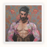 Alonso - Queer Matador Kunstdruck / Leinwand, 12x12’’ / 31x31cm / Ungerahmt / Weißer Rand, Poster, Drucke & visuelle Kunstwerke, Toby Leon