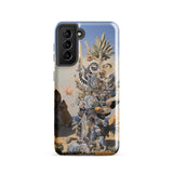 Altar - Surreal Cactus Goddess Art Phone Case Samsung Galaxy S21 / Gloss Phone Case Surreal Detailed Illustration Fantastical Creatures