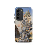 Altar - Surreal Cactus Goddess Art Phone Case Samsung Galaxy S23 / Gloss Phone Case Surreal Detailed Illustration Desert Flora Fauna Cactus