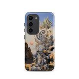 Altar - Surreal Cactus Goddess Art Phone Case Samsung Galaxy S23 / Matte Phone Case Surreal Detailed Illustration Fantastical Creatures