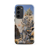 Altar - Surreal Cactus Goddess Art Phone Case Samsung Galaxy S23 Plus / Gloss Detailed Illustration Eclectic Mix Sea, Evolved Mobile Cases