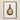 Framed Illustration Brown Ribbed Glass Bottle Slender Neck Anna Aloisi’s 1930s, Amber, Aloisi Glassware