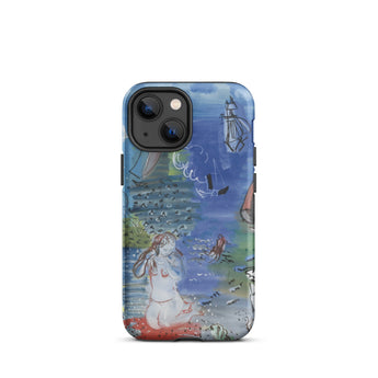 Coque iPhone Amphitrite - Raoul Dufy, 13 Mini / Mat, Coques de téléphone, Toby Leon