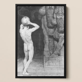 The Anarchist - Sascha Schneider Kunstdruck / Leinwand, 12x17’’ / A3 / Schwarzer Rahmen, Poster, Drucke & visuelle Kunstwerke, Toby Leon