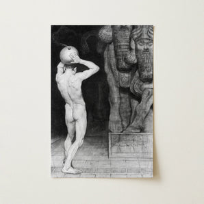 The Anarchist - Sascha Schneider Art Print / Canvas, 12x18’’ / 31x46cm / Unframed / no Border, Posters Prints & Visual Artwork, Toby Leon