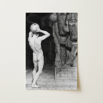 The Anarchist - Sascha Schneider Art Print / Canvas, 12x18’’ / 31x46cm / Unframed / no Border, Posters Prints & Visual Artwork, Toby Leon