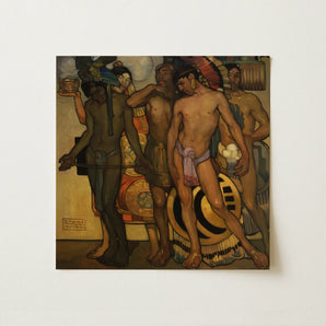 Our Ancient Gods - Saturnino Herran Art Print / Canvas, 12x12’’ / 31x31cm / Unframed / no Border, Posters Prints & Visual Artwork, Toby Leon