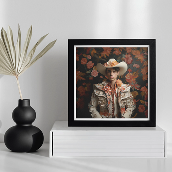 Andrés - Hispanic Gay Vaquero Art Print / Canvas, Posters Prints & Visual Artwork, Toby Leon