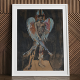 The Angel of Sodom - Stampa artistica di Christian Berard / Tela, 24x32’’ / 61x81cm / Cornice bianca / Passe-partout, Poster, stampe e opere d'arte visiva, Toby