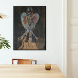 The Angel of Sodom - Christian Berard Art Print / Canvas Black-framed Abstract Painting Winged Figure Muted Tones Bérard Stages, Prints