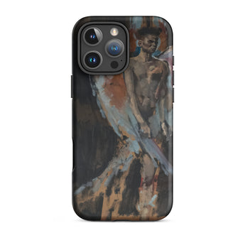 The Angel of Sodom - Christian Berard Iphone Case, 16 Pro Max / Matte, Black Iphone 15 Pro Max Painted Portrait Shirtless