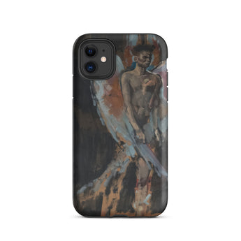 The Angel of Sodom - Christian Berard Phone Case Iphone 11 / Matte Black Iphone Case Abstract Painting Angelic Figure Christian Bérard’s,