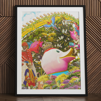 Another Day of Sun - Carnival Collage Art Print, Carnival Collage Art, Kaleidoscopic Carnival, Toby Leon